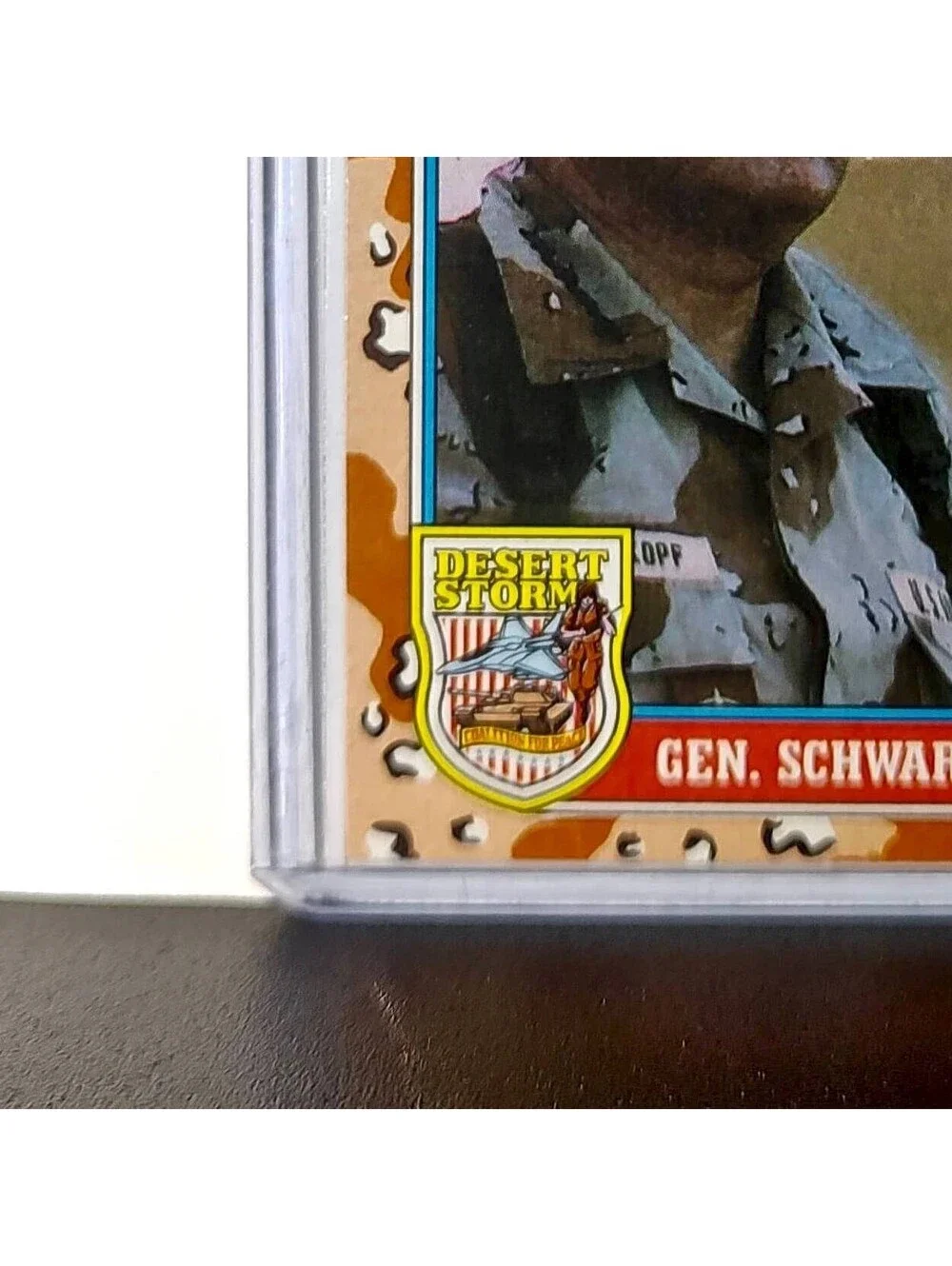 General Schwarzkopf 1991 Topps Desert Storm #157 Card